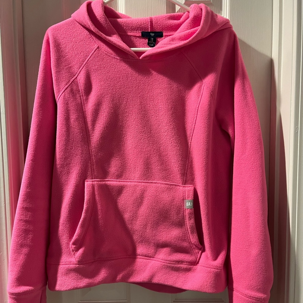 Pink Gap hooded sweatshirt